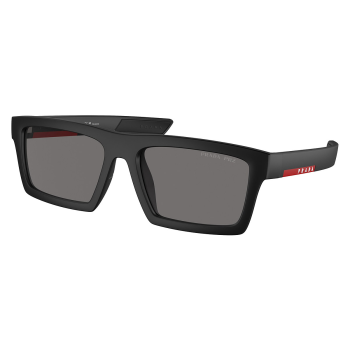 Prada Linea Rossa Rectangle Men's Sunglasses-SPS 02ZSU 1BO02G 55