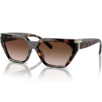 Tiffany Irregular Havana Sunglasses-TF4205U