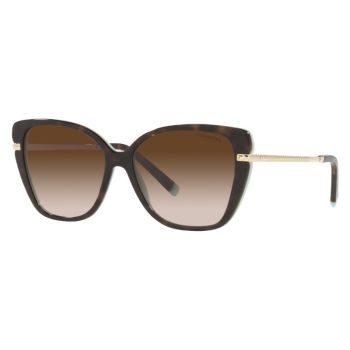 Tiffany Cat Eye Brown Sunglasses-TF 4190