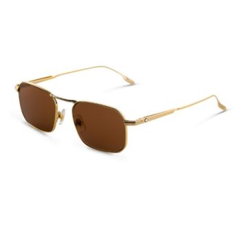 Mont Blanc Gold Metal Sunglasses