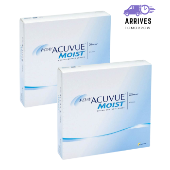 1 Day Acuvue Moist Combo Pack - 90 Lenses (2 Boxes) 